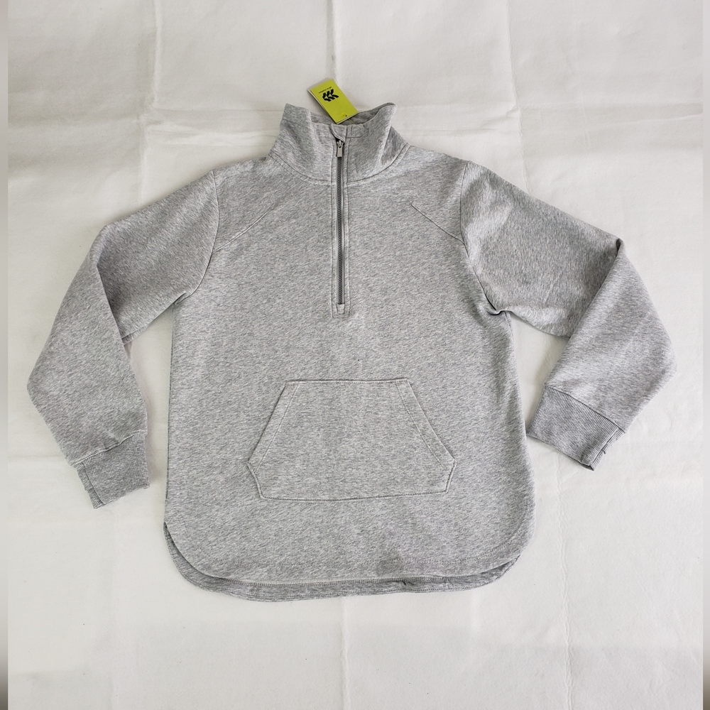 All In Motion Gray Quarter-Zip Pullover!